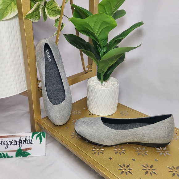 Baubax Shoes - Shoes - NWOT Baubax Gray Flats (never worn, fits size 9.5)